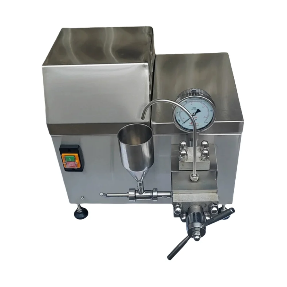 High Pressure Stainless Steel Milk Drink Wine Water Homogenizer Mixer with High Efficiency 100L-5000L/Hour Capacity