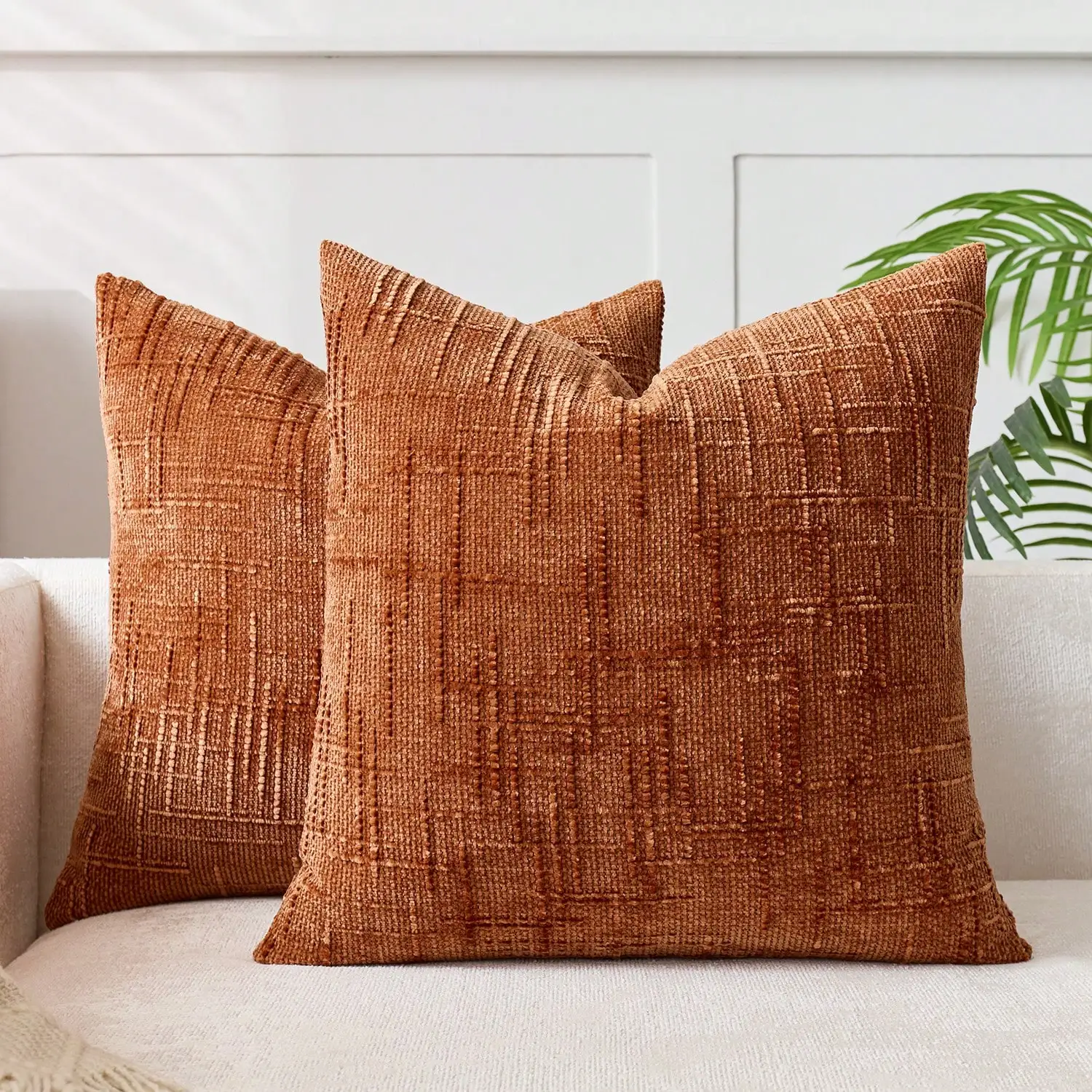 1 pçs khaiki chenille capa de  - Pillow Cover 20X20 avaliação e preço