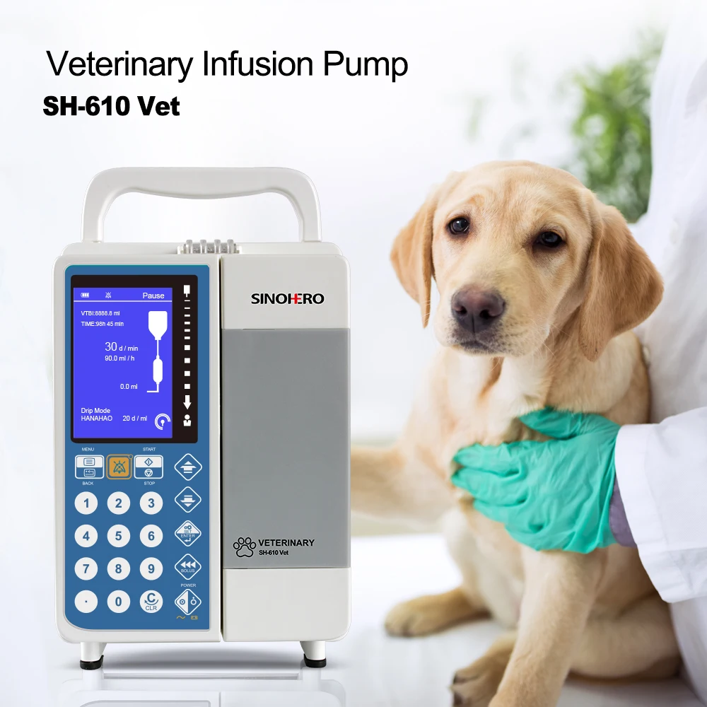 Competitive Price Veterinary Syringe Pump Vet Medical Infusion Pump clinic supply for pet and livestock