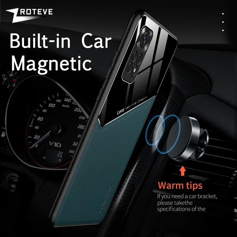 For Redmi Note11 Pro Zroteve Leather Texture Soft Frame PC Cover For Xiaomi Redmi Note 11 11S 12S 12 Pro Xiomi Note12 Plus Case