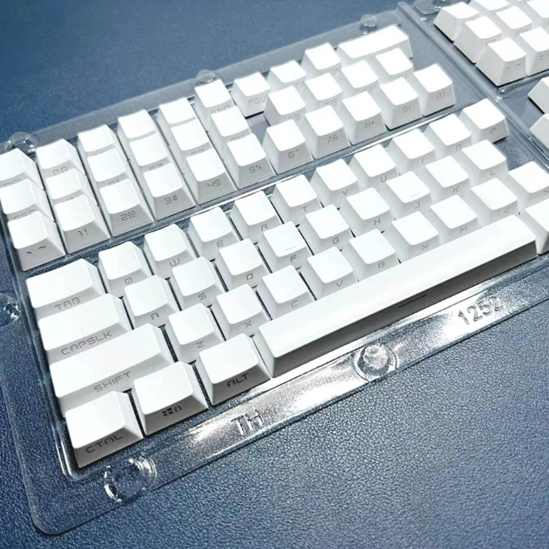 

Полупрозрачные колпачки для ключей OEM Двойные колпачки с боковым принтом для игровой клавиатуры
