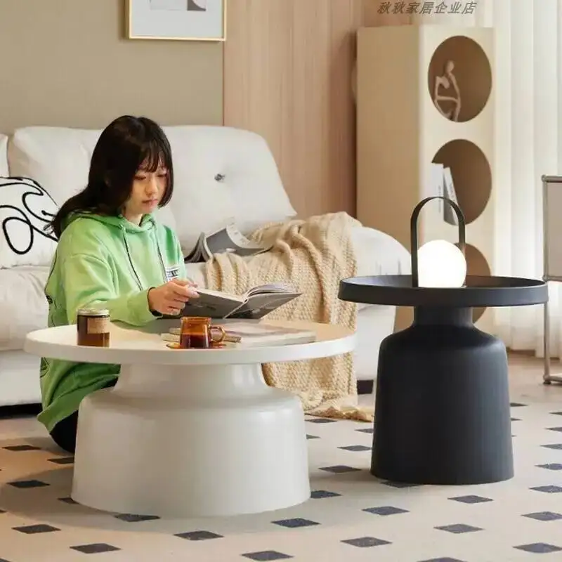 Bedroom Funky Coffee Tables Round Bedside Center Floor Design Coffee Tables Round Nordic Table Basse De Salon Home Furniture