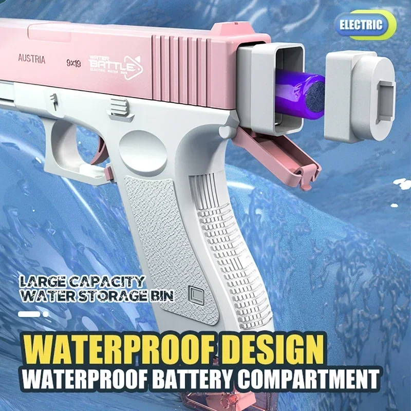 New Electric Water Gun Toys Summer Outdoor Beach Large-capacity Fun Firing Swimming Pool For Adult Boys Shooting Game Toys