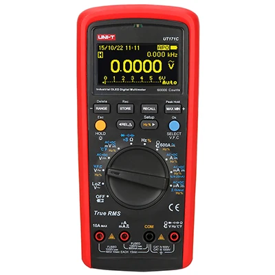 UT171C Digital Industrial Grade True RMS Multimeter with USB Datalogger Software