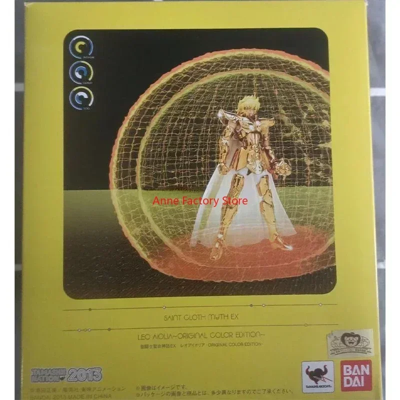 

В наличии BANDAI Saint Cloth Myth EX Лео Айолия, оригинальная цветная версия, аниме-фигурка, коллекционная модель, подарок
