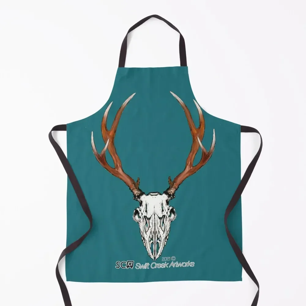 

Deer Skull Apron Home Supplies Kitchen Things And For Home beauty master For Man Apron