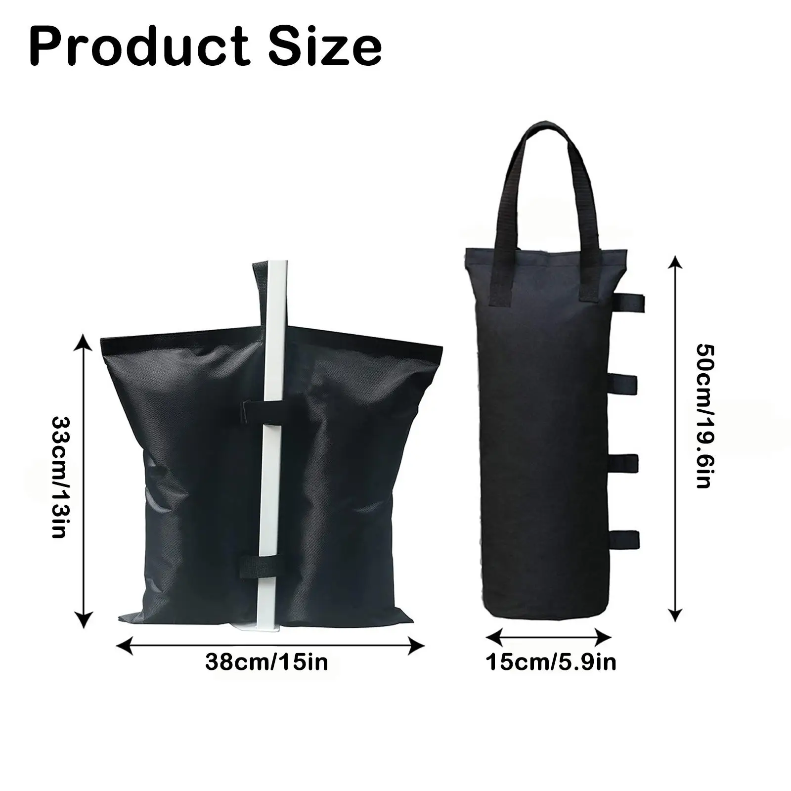 4pcs Outdoor Camping Tent Sand Bag Canopy Weights SandBag Fixing Leggings Windproof Sandbag Tents Oxford Accessories S9H8