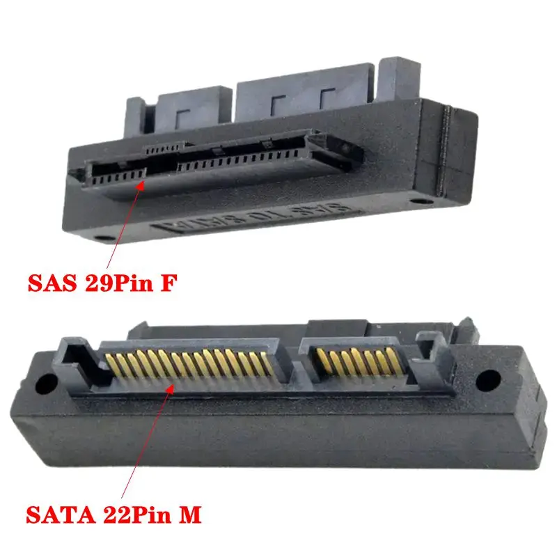 SFF-8482 материнская плата SAS 29Pin с внутренней резьбой на SATA 22Pin
