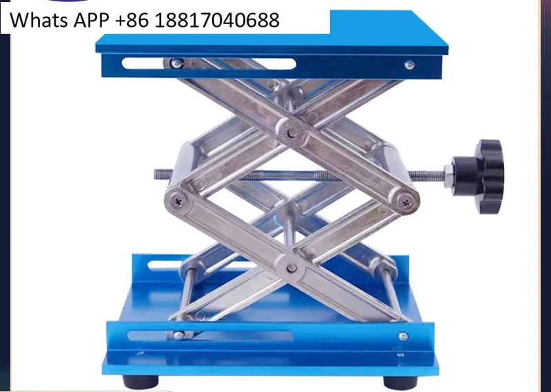 

Guanghe Kunshenglong Small Lifting Table Manual Lifting Bracket Platform Workbench 10 * 10