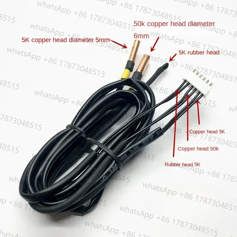 1 peça para mitsubishi indústrias pesadas inversor ar condicionado unidade externa sensor de temperatura 5k + 5k + 50k
