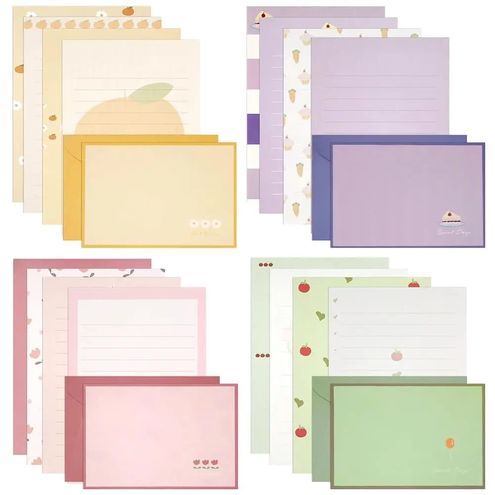 

Набор для письма из 48 предметов: бумага и конверты в стиле милых животных, кавайный канцелярский набор