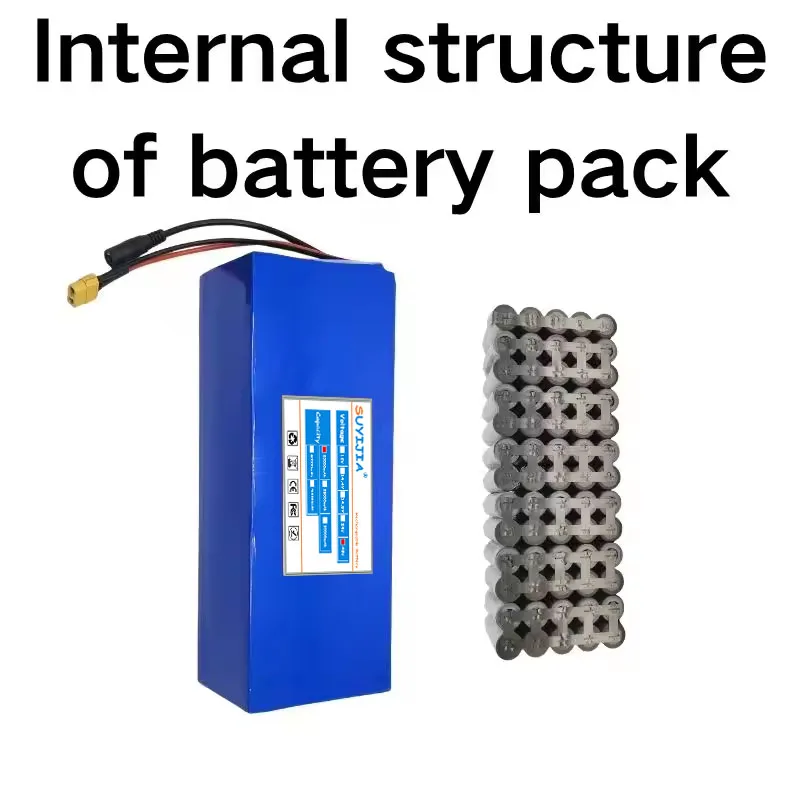 Batterie Au Lithium Rechargeable 18650 13S5P 48V 20Ah Avec BMS Intelligent Intégré Adaptée Aux Moteurs Et Aux Chargeurs500-1000W