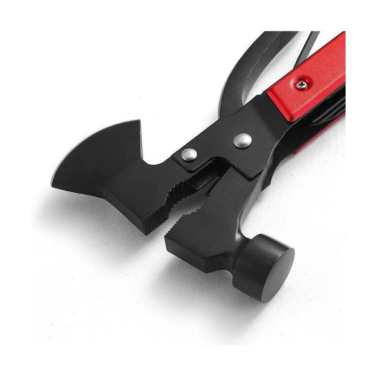 Regali unici per uomo donna papà marito 14 in 1 Multi Tool Ax Saw Knife Hammer pinze avvitatori rosso