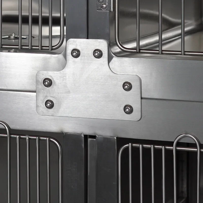 dog cage Low noise Modular disassembly stainless steel dog cage Movable Internal fillet clean convenient dog cage 2023 factory