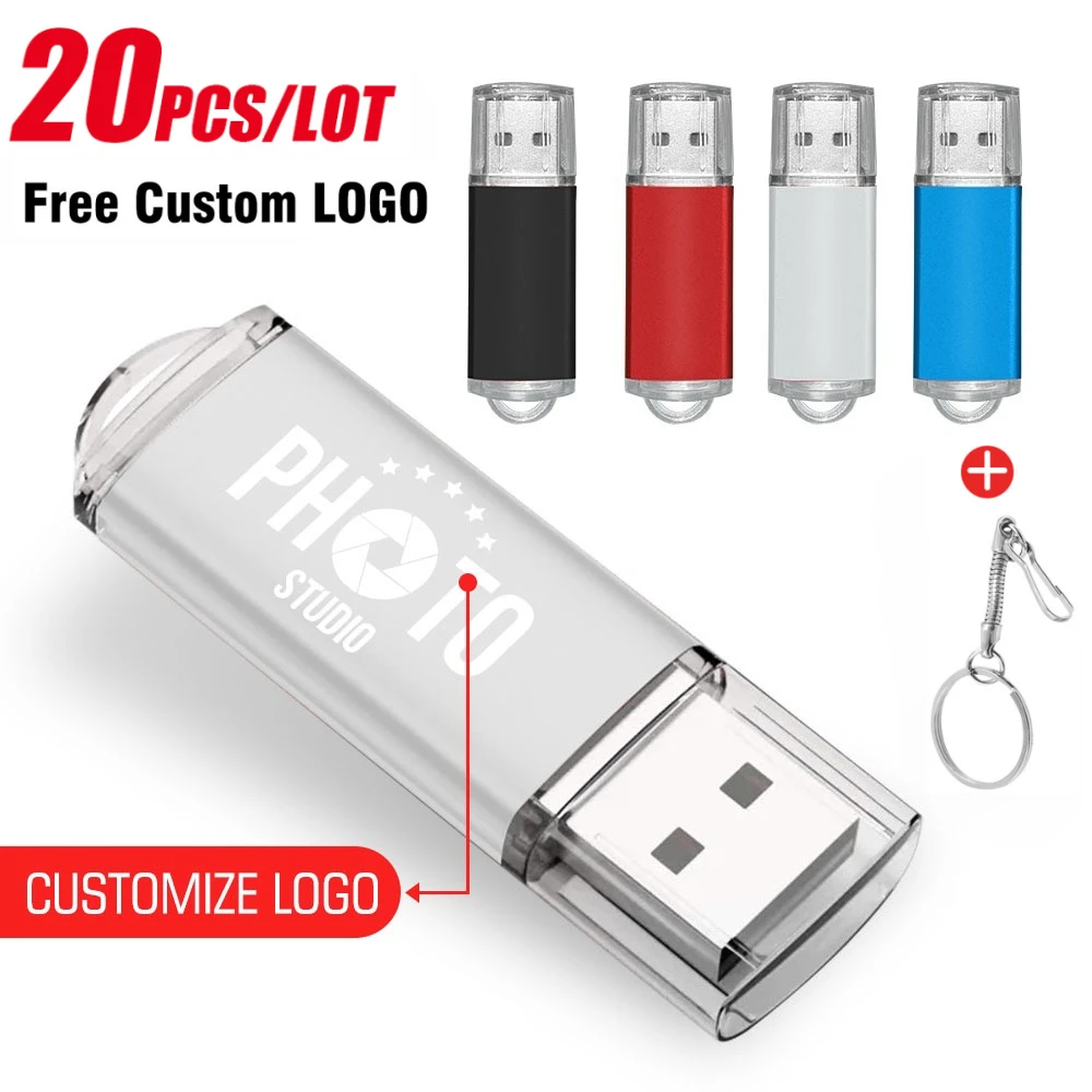 

20 шт./лот, флэш-накопитель USB 2.0 реальной емкости, 4 ГБ, 8 ГБ, 16 ГБ, 32 ГБ, 64 ГБ, бесплатный брелок, ручка, 1 ГБ, 2 ГБ, бизнес-подарок