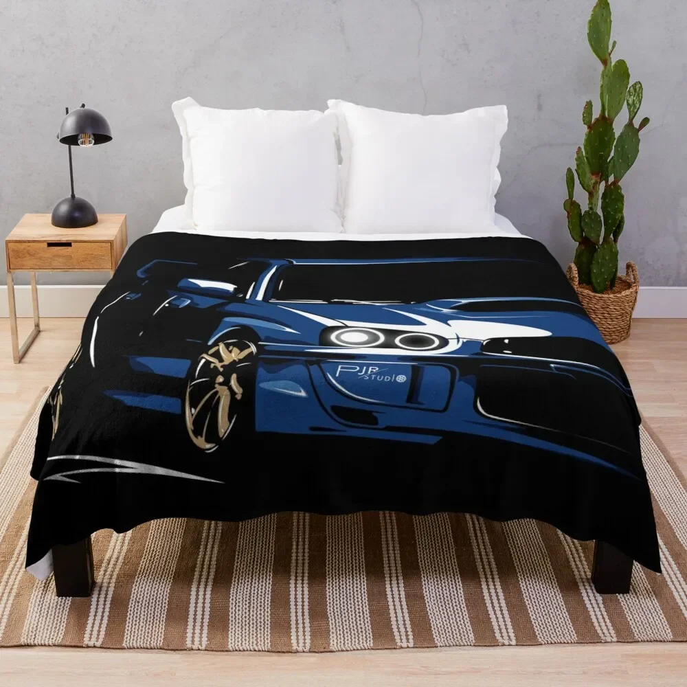 

Impreza Blob eye silhouette Style Throw Blanket Thermals For Travel Fluffy Softs Flannel Fabric Thermal Blankets