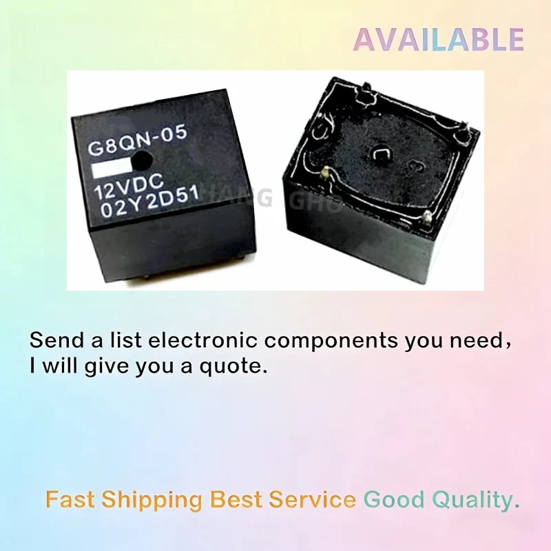 

3-10piece original G8QN-05 20a 12v 5pin G8QN-05-12VDC BD-SS-112D JJM1-12V auto fenster lift schalter relais