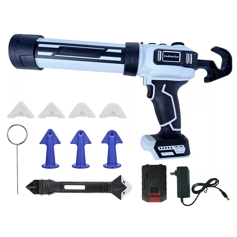 Brushless Lithium-Ion Caulking Gun DC 48V Electric Caulking Gun Stepless Speed Control LED Lighting