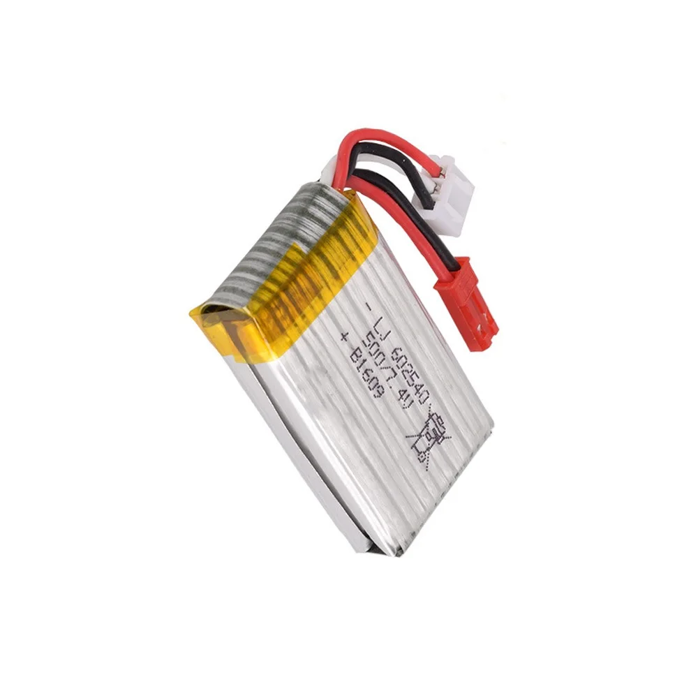 7.4V 500mAh Lipo Battery For DFD F182 F183 H8C H8D SJ T40 Quadrocopter for Helicopters Airplanes 602540 toy battery part 2S