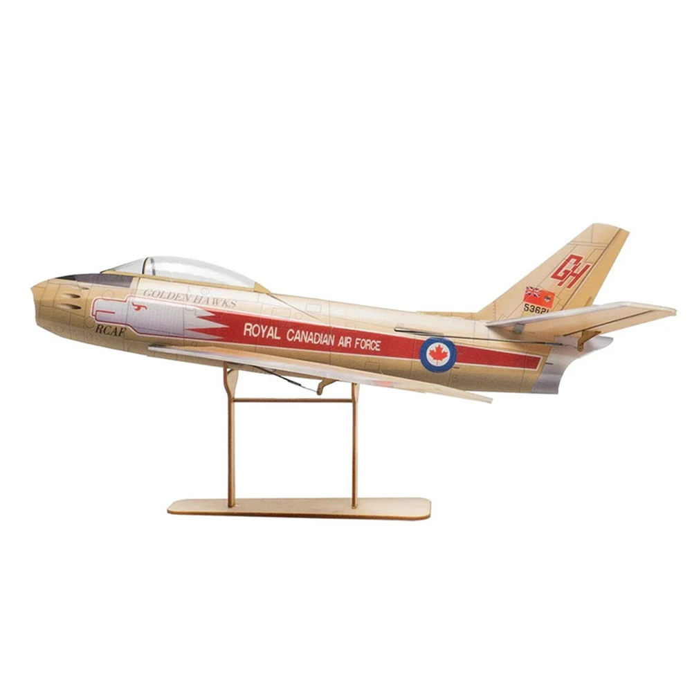 MinimumRC F-86 Sabre Golden Hawk 30mm EDF 3CH 1S 380mm Wingspan RC Airplane KIT+EDF