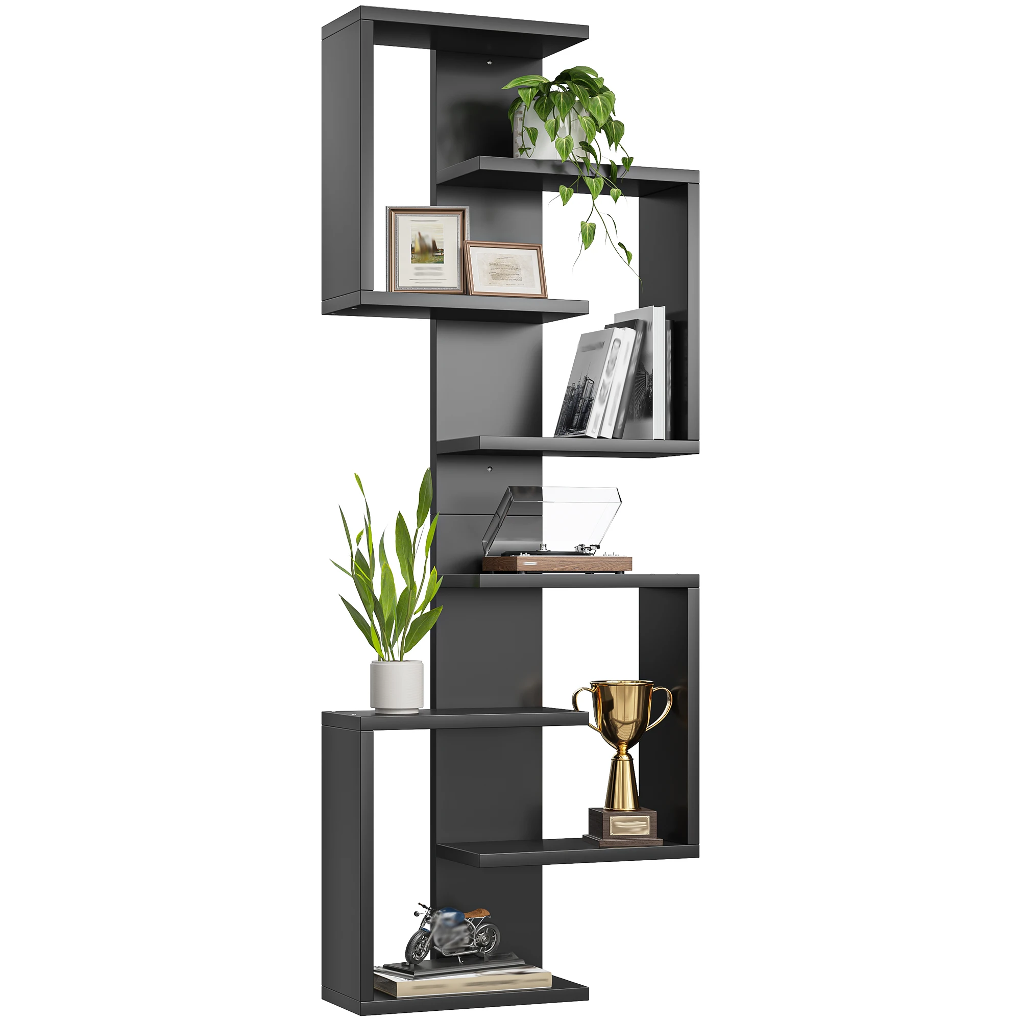 Raft Modular Pliabil de Depozitare, 45 cm, Montaj Fără Scule