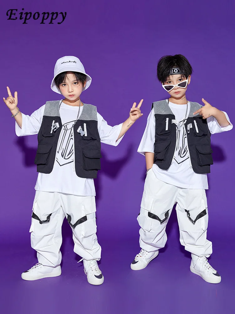ชุดเสื้อผ้าแฟชั่นฮิปฮอปสำหรับเด็กชุดเสื้อผ้าแฟชันทันสมัย