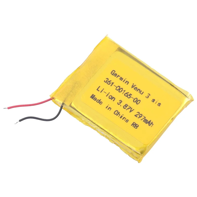 For Garmin Venu 3 sis 361-00165-00 297mAh Battery Replacement