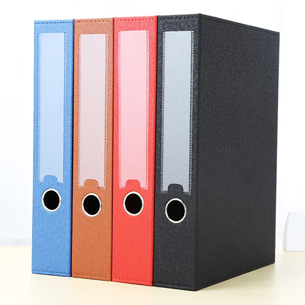 

A4 PU File Clipboard Storage Box Document Holder Paper Clip Organizer for Office School Teachers Students