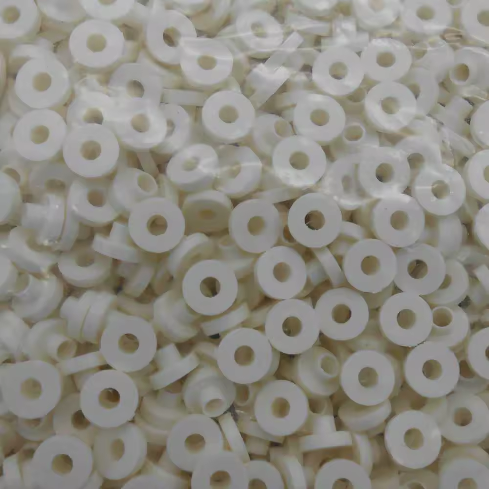 200Pcs/Bag X TO-3P TO-247 Model M3 Plastic Washer Insulation Silicone Bushing 3MM White Height 4.5MM X Diameter 8MM For M3 Bolt