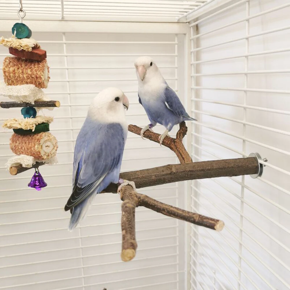 

Birds Hanging Multi Stand Branch Parrot Perch Bird Cage Toys For Small Budgies Conure Parrot Parakeets Cockatiels Lovebirds