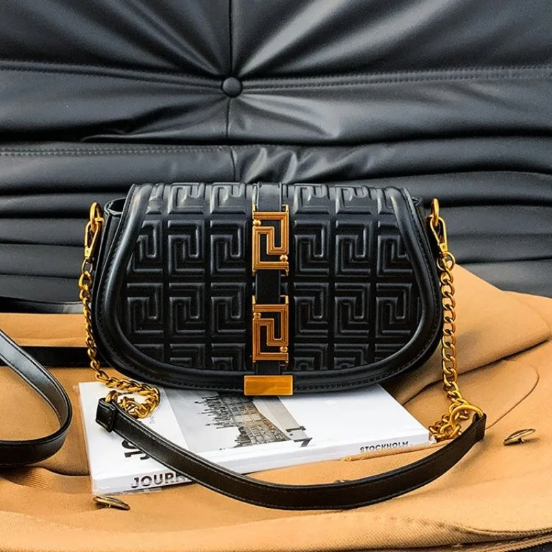 

Women's Solid Crossbody Bag Sturdy Construction And Strong Material Perfect For Heavy Use Situations