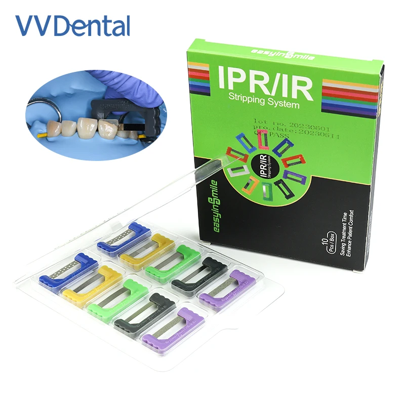 

Dental Kit Orthodontics Stripping Interproximal Reduction Strips Polish Tooth Enamel Reduce Serrated Saw 3pcs Size for Choose