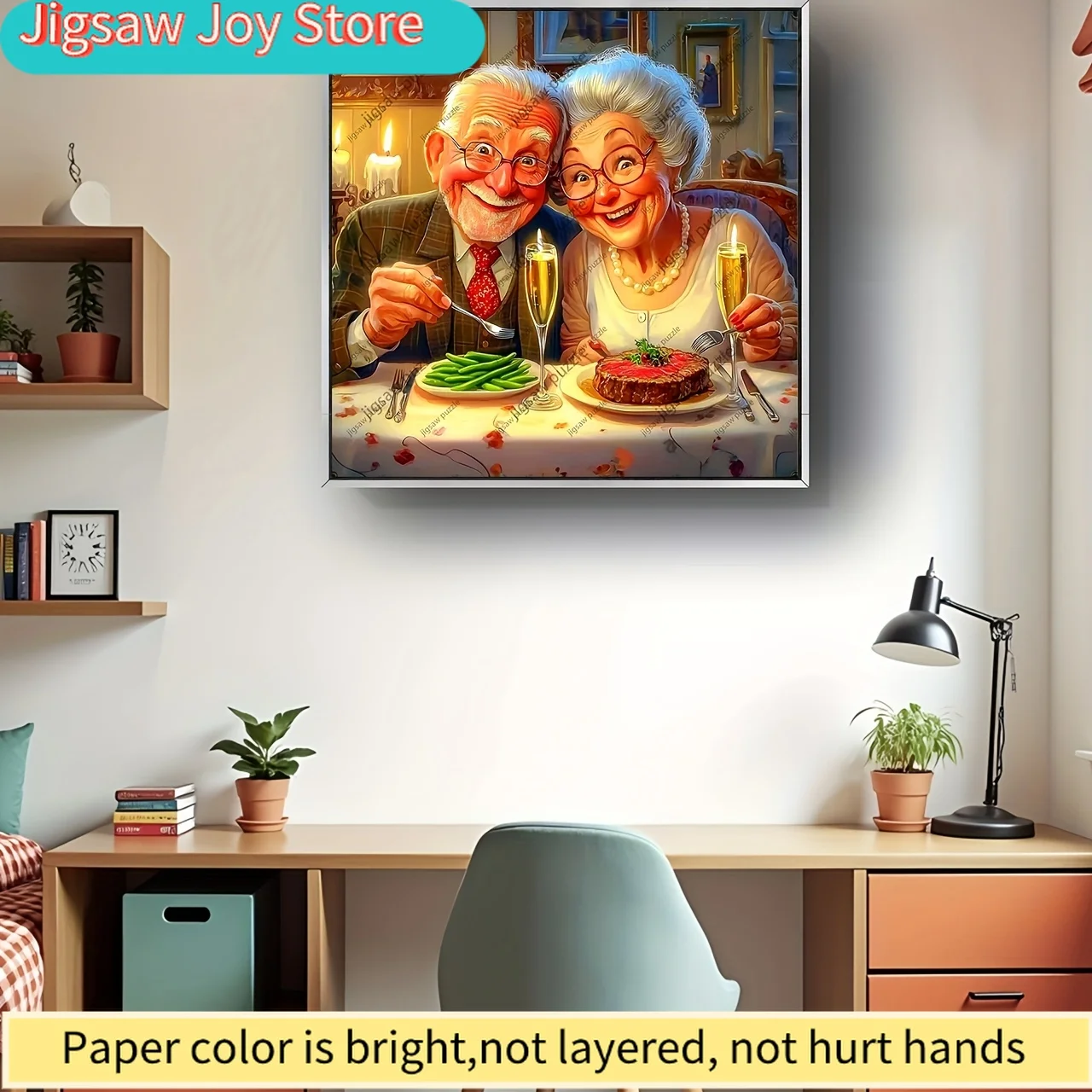 

1024pcs Family Fun Jigsaw Puzzle - Portable Cuboid DIY Art Decor, High-Quality Paper, Ideal for Birthday & Festival Gifts, Wal