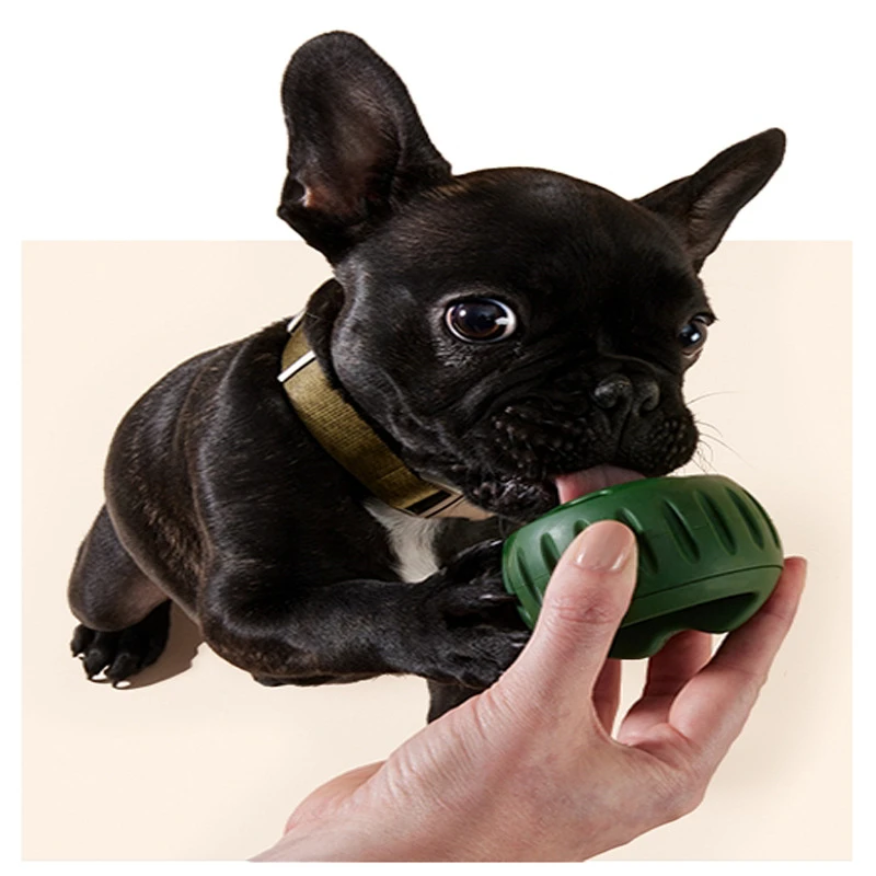 Lenovo Pet Silicone Feeding Ball Pet Food-Dispensing Toy Ball Teething Chew Toy Snack Toy Pet Supplies Slow-Feed Ball Dog Toy 6