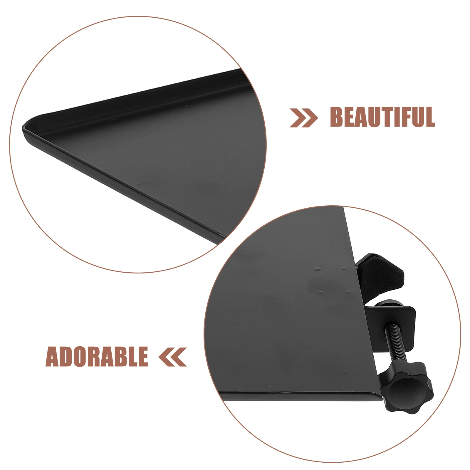 

Sound Card Tray Plastic Mic Stand Holder Clip On Microphone Stand Broadcast Shelf Live Accessories Clamp Rack Live Broadcast