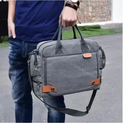 Brand Men Crossbody Bags Male Canvas Shoulder Bags Boy Messenger Bags Man Handbags for Travel Casual Large Satchel Grey bolso 가방