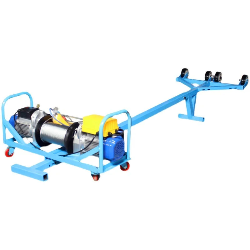 Double motor crane 220v household, special for door and window glass, small high-altitude lifting remote control of crane