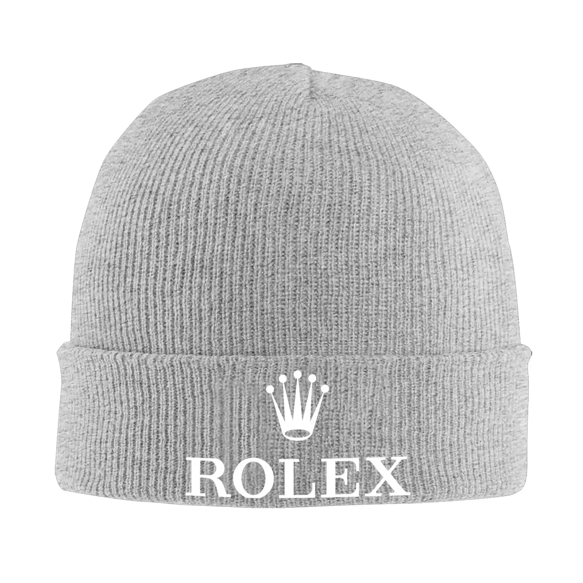 R-ROLEX  Knitted Hat Beanies Autumn Winter Hat Warm Unisex  Hip Hop  Caps Men Women Gift