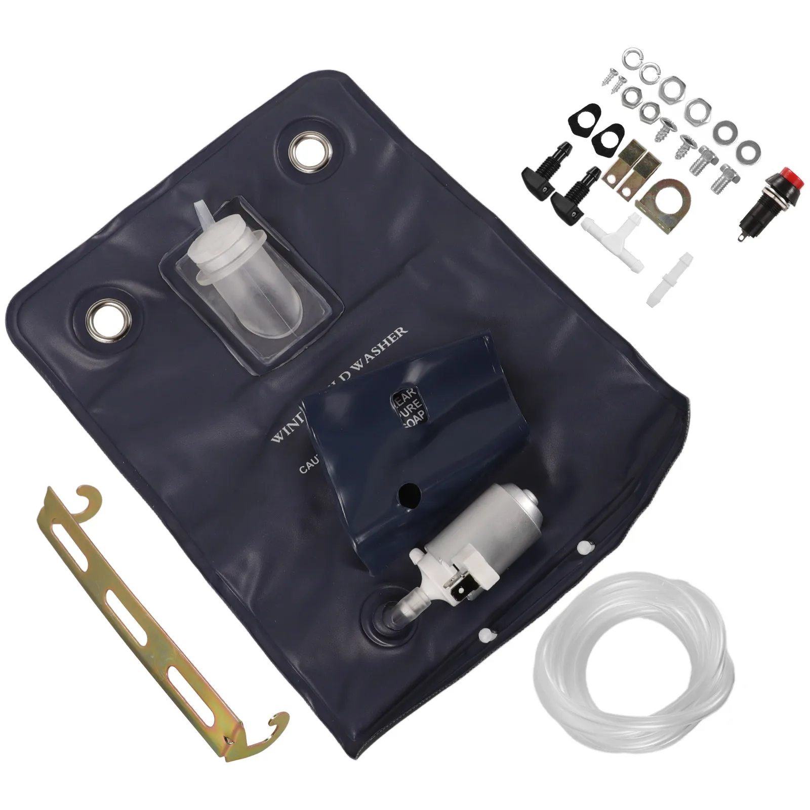 

1Set Universal Windshield Washer Pump Hose Kit Portable Car Window Cleaning Replacement Washer Fluid Pump Hose Kit Automotive