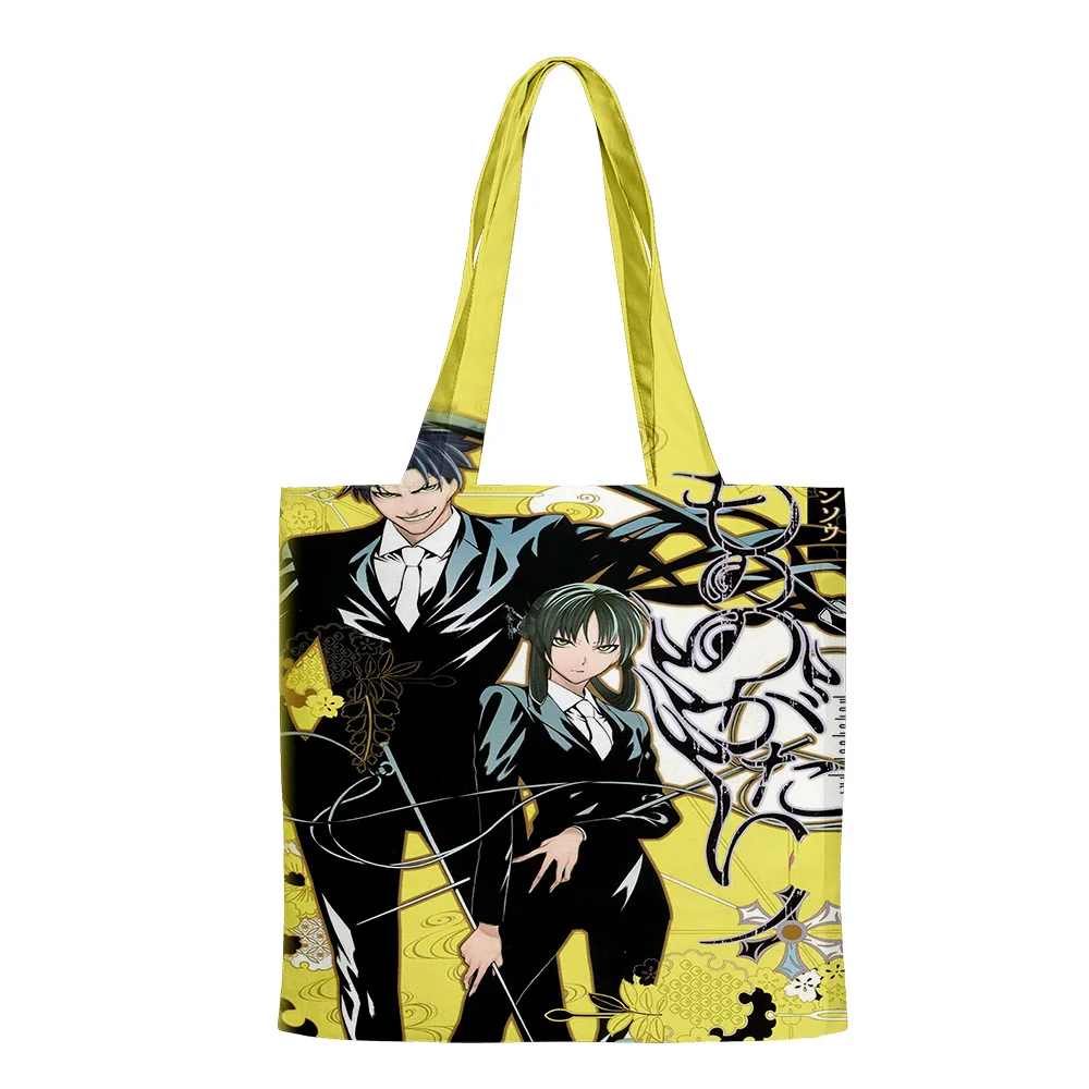 Mononogatari Anime 2023 Neue Tasche Einkaufstaschen Wiederverwendbare Schulter-Shopper-Taschen Lässige Handtasche