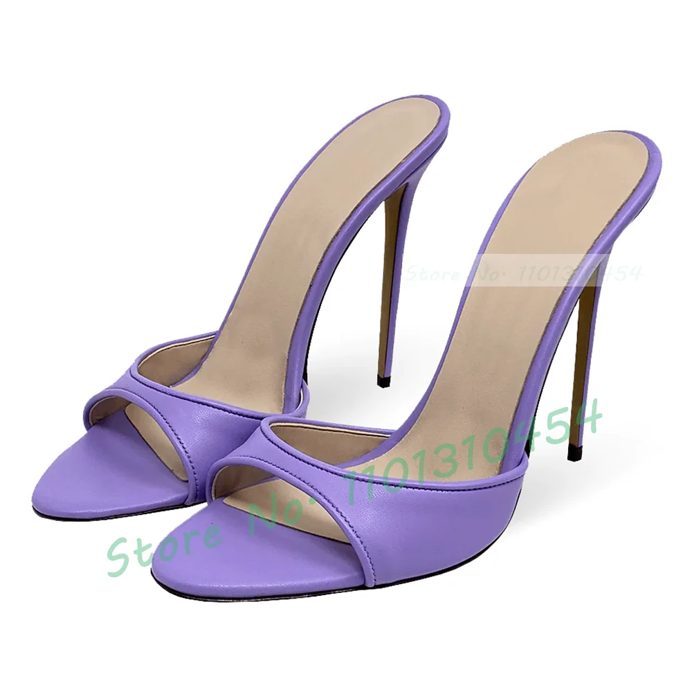 Nadruk węża okrągłe z wystającym palcem pantofle damskie na co dzień solidne buty do szpilki Stiletto na zewnątrz damskie eleganckie slajdy
