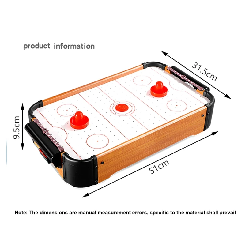 Tavolo da Hockey su ghiaccio giocattolo da tavolo in legno con competizione per bambini divertente Mini Playset gioco di Hockey su ghiaccio per bambini e adulti