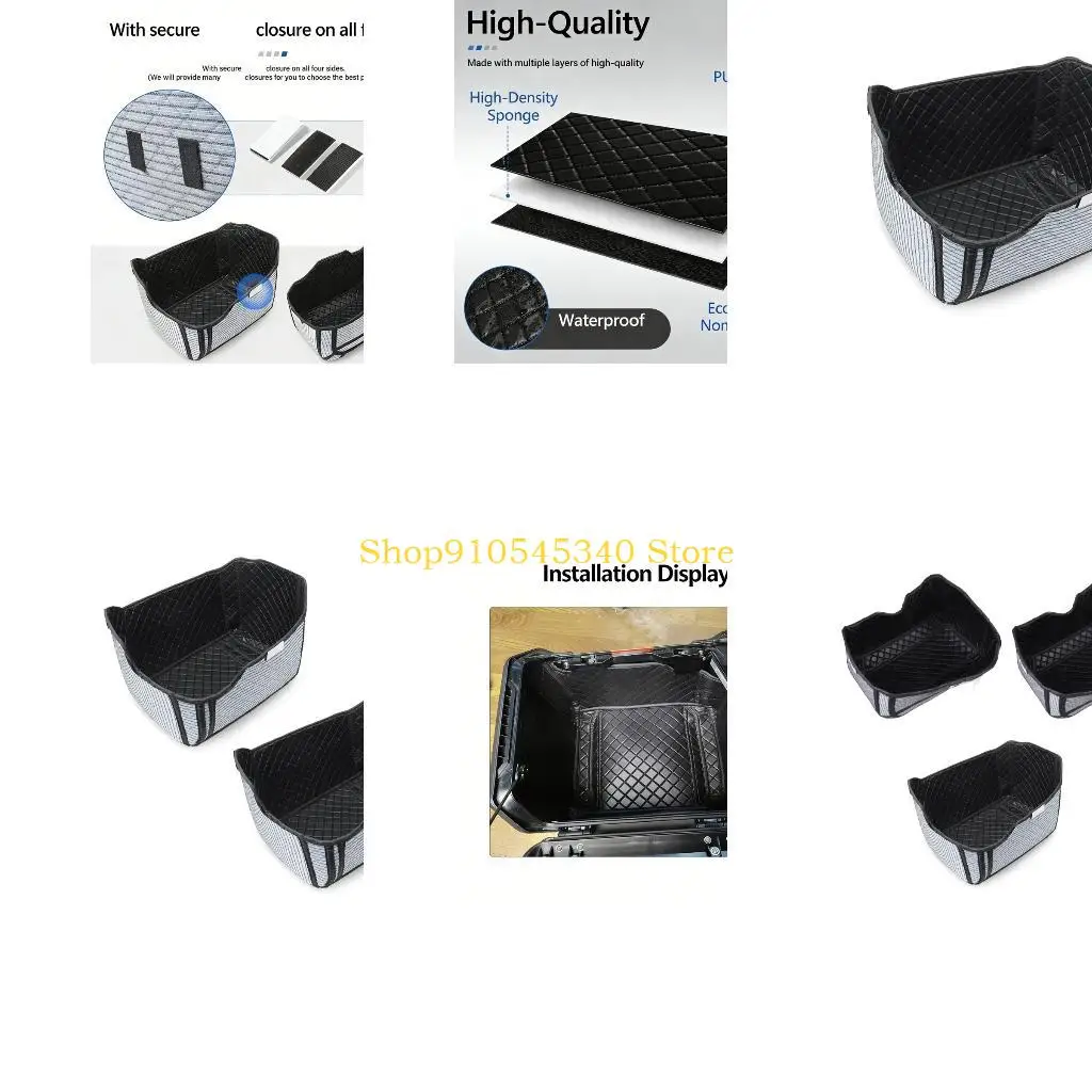 

U2JA Dust Proof Motorcycle Trunk Insert Easy Clean Design Maintains Hygiene Standards