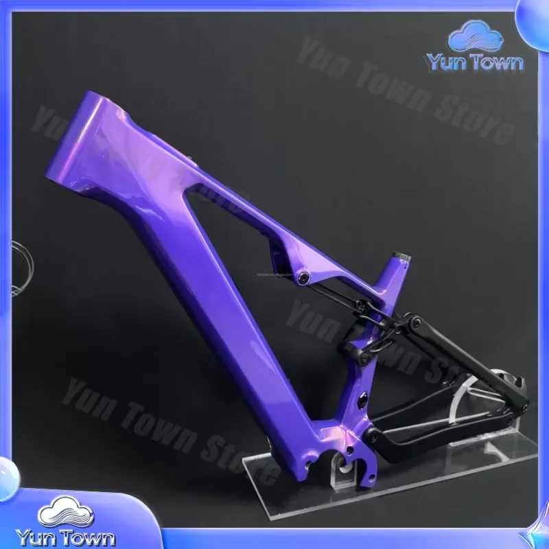 2025 New Full Suspension Carbon Fiber E Bike Frame for Bafang M560 M510 48V 835WH Electric Bicycle Frame Mountain Bike Frame