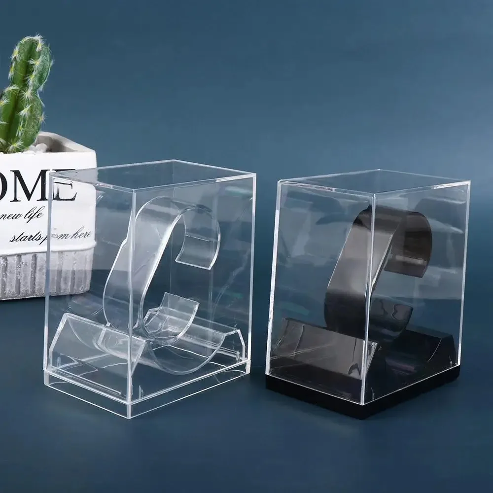 Kunststoff Ständer Rack Allgemeine Vitrine Regal Rack Vitrine Regal Tragbare Uhr Lagerung Box Fall Schmuck Display Stand Box Liste Box