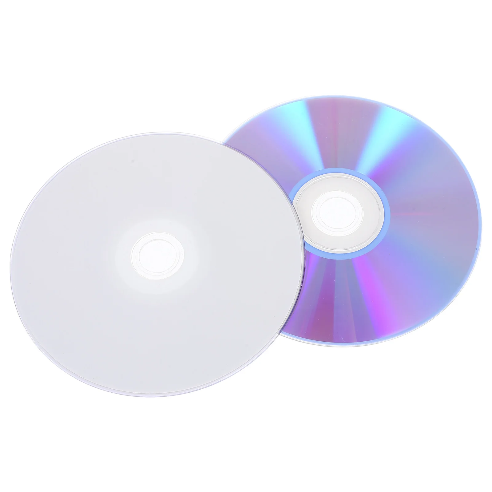

2Pcs Blank Discs Reliable Write Once Media for Audio Recording Music Storage Compatible with Cd Dvd Devices Burn Writable