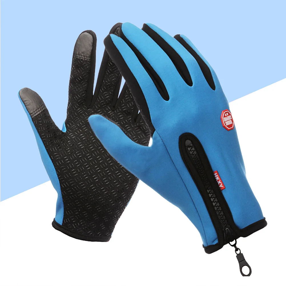 

Extra Large Insulated Warm Gloves Windproof Riding Gloves with Touch Screen Feature for Cold Weather Outdoor Sports
