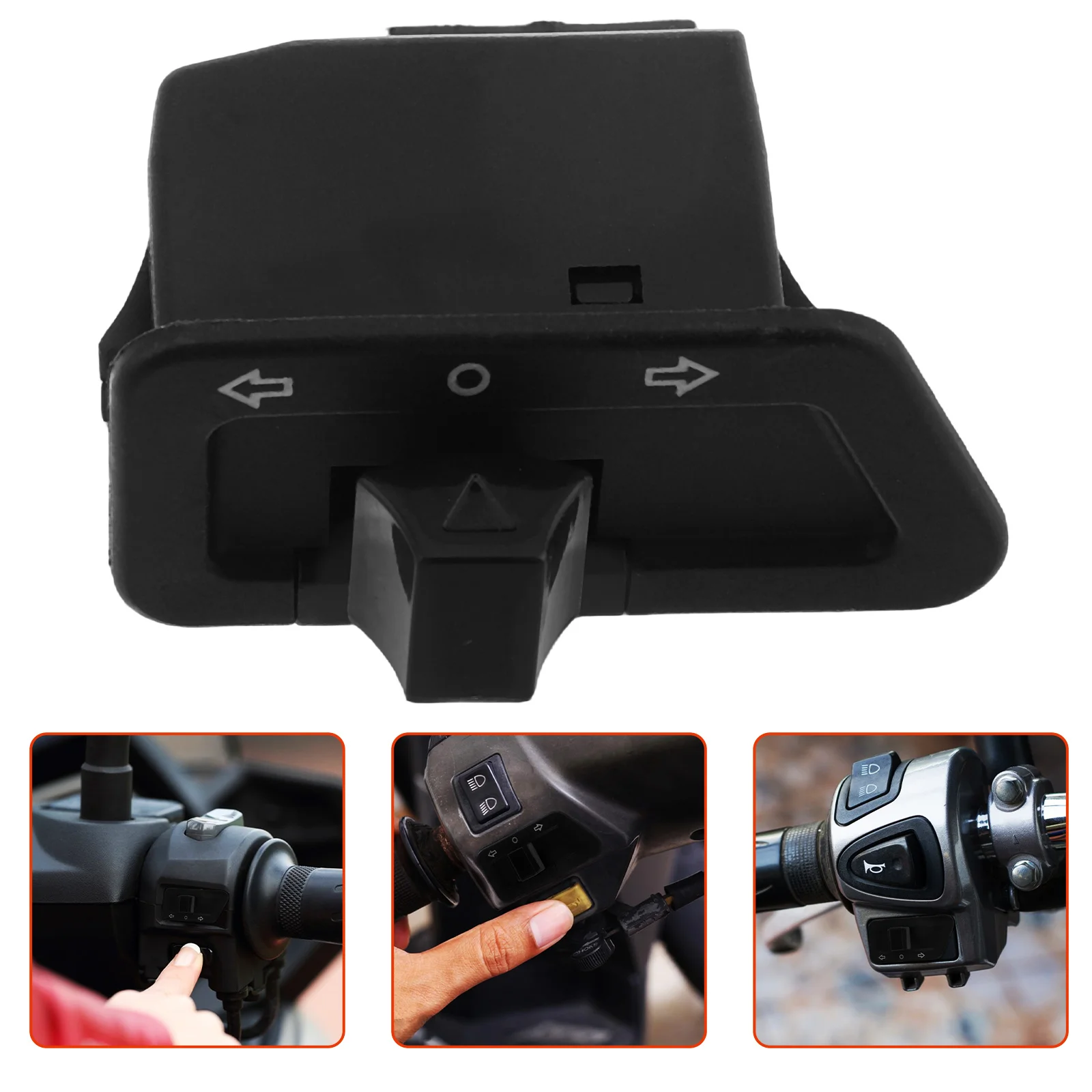 

Motorcycle Turn Signal Switch Universal Handlebar Control For Scooter Electric Bike Headlight Lighting Replacement Switch