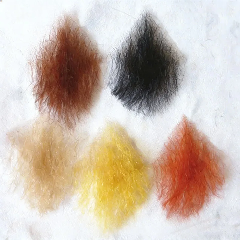 

Искусственные волосы ручной работы для вязания крючком, имитация публичных волос, высококачественные реалистичные невидимые сексуальные густые наклейки для волос на теле, аксессуары для косплея