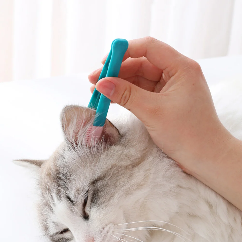 

Household Cat Eye Brush Multi-Function Portable Grooming Comb Effective Tear Stain Removal Cleaning Cat Eye Cleaning Brush